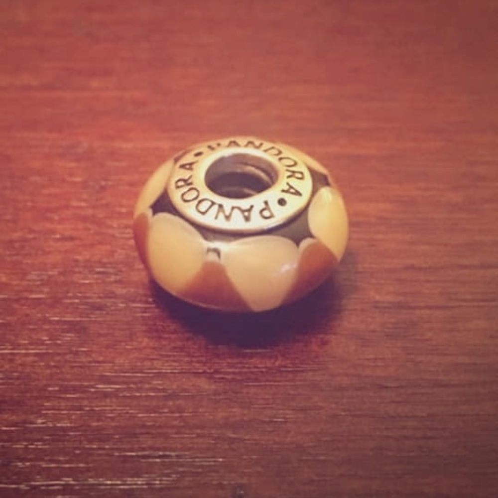 Authentic pandora glass charm